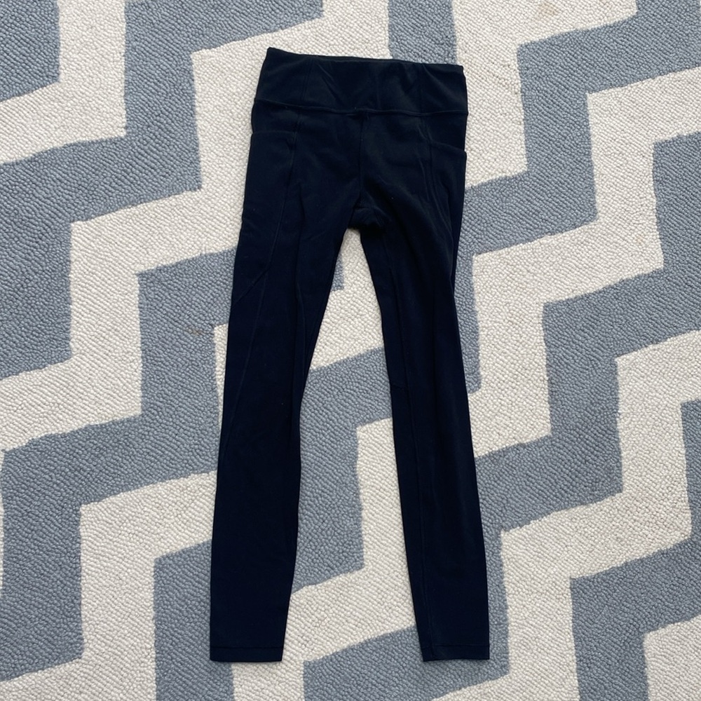 Athleta Black High Rise Stash Your Treasures Leggings